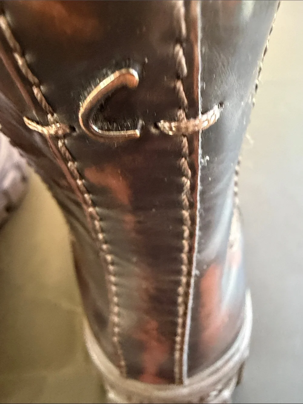 Circus Sam Edelman Darielle Brown Patent Chelsea Boots 5